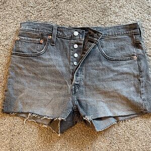 Women's Levi’s Black Denim Shorts